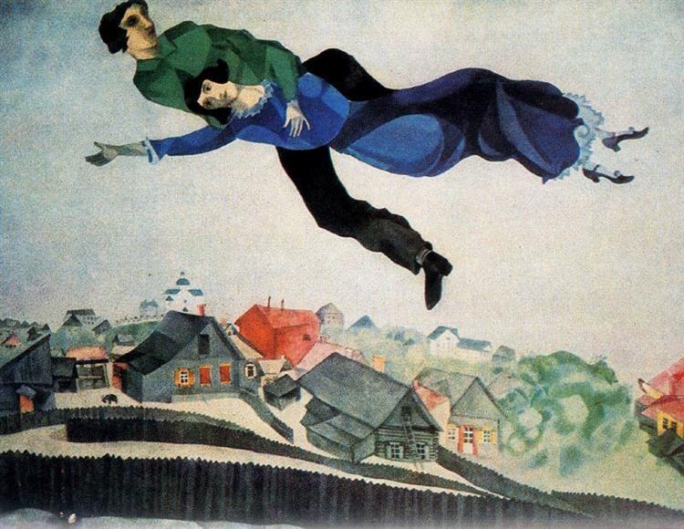 Acima da Cidade, Marc Chagall